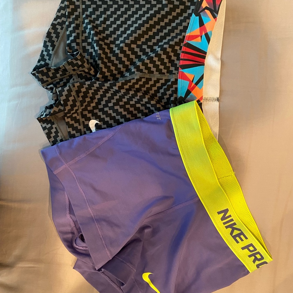 Set of two Nike dry fit XS running shorts